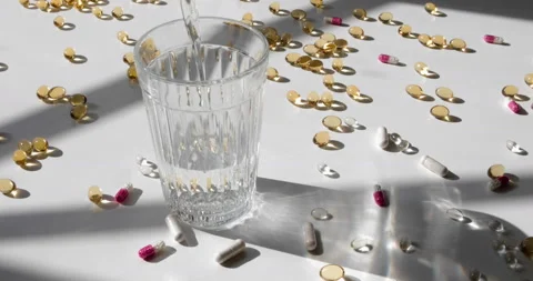 Pills Stock Footage 234967673
