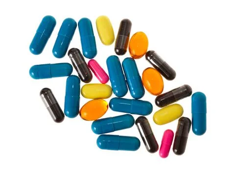 Pills group Stock Photos