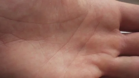 Pills in the hand. Stock Footage 84758069