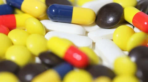Pills HD Stock Footage 27106763