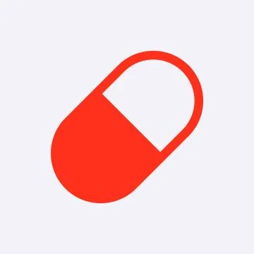 Pills icon stock vector illustration flat design 스톡 일러스트