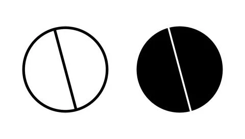 Pills icon vector. capsule icon. Drug sign and symbol Stock Illustration