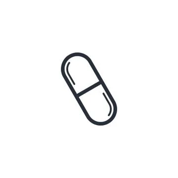 Pills icon vector. pills vector illustration Illustrazione stock
