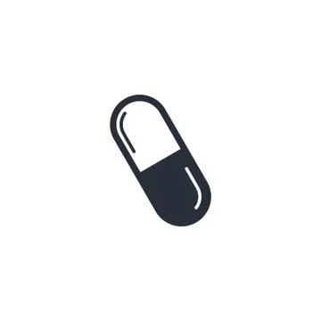 Pills icon vector. pills vector illustration Illustrazione stock