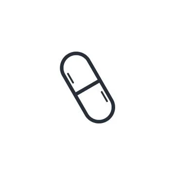 Pills icon vector. pills vector illustration Illustrazione stock