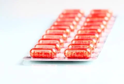 Pills isolated Stock Photos