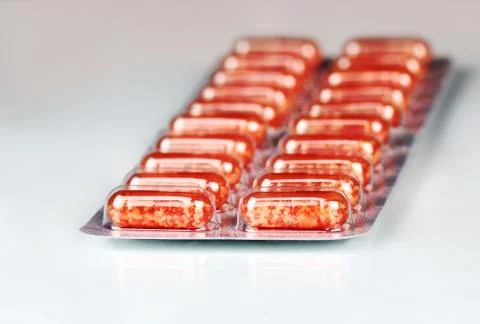 Pills isolated Stock Photos
