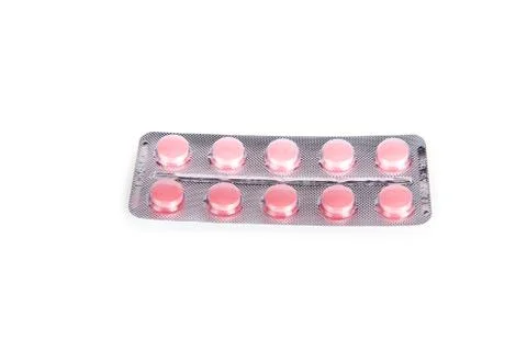 Pills isolated on a white background Stock-Fotos
