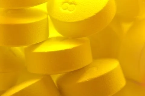 Pills macro Stock Photos