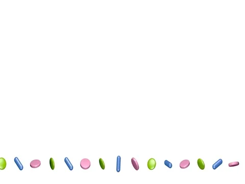 Pills, medication moving from left to right 스톡 동영상 71509127