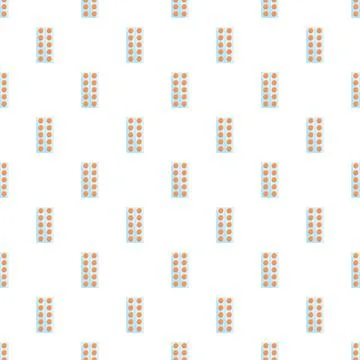 Pills medicine seamless pattern background for healthcare concept Illustrazione stock