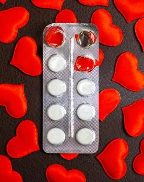 Pills Pack closeup Stock Photos