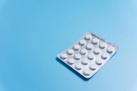 Pills in pack Stock Photos