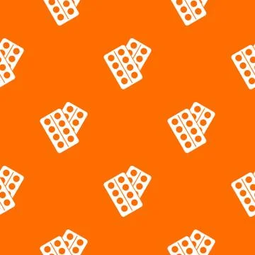 Pills in package pattern seamless 스톡 일러스트