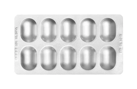 Pills package Stock Photos