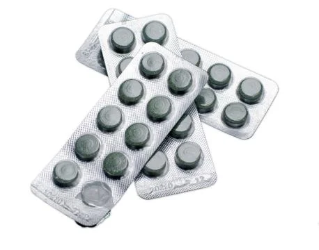 Pills in packing Stock Photos