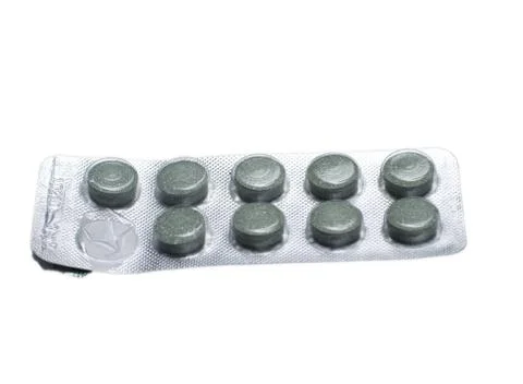 Pills in packing Stock Photos