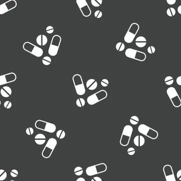 Pills pattern 스톡 일러스트