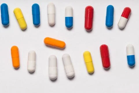 Pills pharmaceautical concept. Foto stock