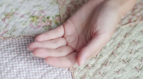 Pills pouring into an open hand. Close-up. Stock-Footage 66455772