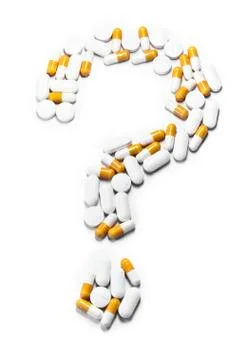 Pills question Иллюстрация