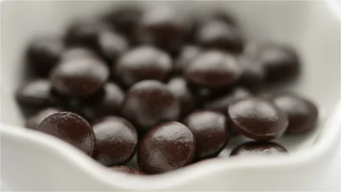 Pills rotating close up Stock Footage 100817436