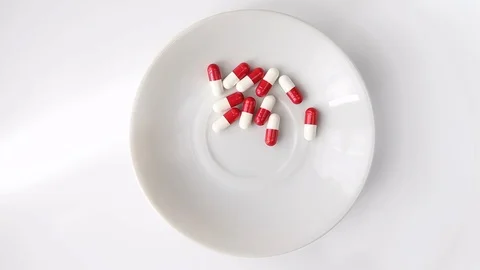 Pills run Stock Footage 105870834