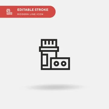 Pills Simple vector icon. Illustration symbol design template for web mobile  Stock Illustration