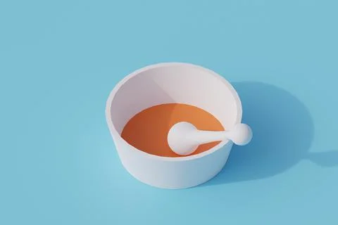 Pills single isolated object. 3d render illustration Stock Illustration