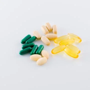 Pills of supplement Foto stock