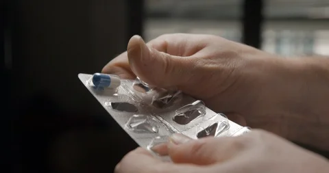 Pills tablet slow motion 4K Stock Footage 103493685