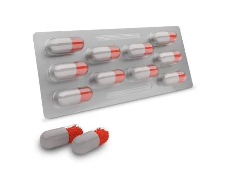 Pills Tablets 스톡 일러스트