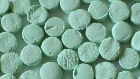 Pills tabs close up Stock Footage 75187421