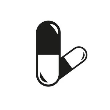 Pills vector icon Stock Illustration