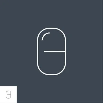 Pills Vector Icon Stock Illustration