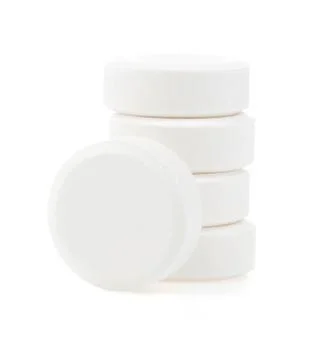 Pills on white background 스톡 사진