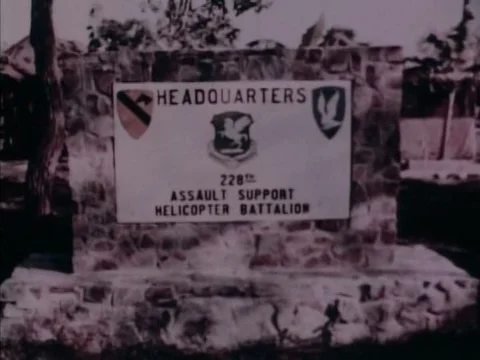 A pilot of the 228th Assault Support Battalion sets out on his day, assignment Stock Footage 79460786