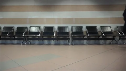 Pilot And Cabin Crew Walking In Airport Stock Footage 138312584