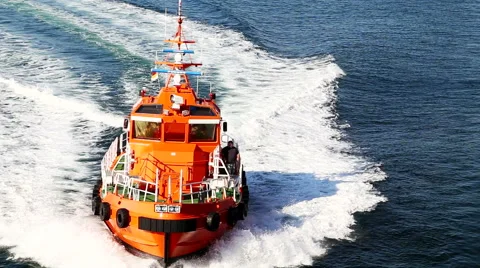 Pilot boarding ship at Baltic Sea July 2016 Video stock 67209700