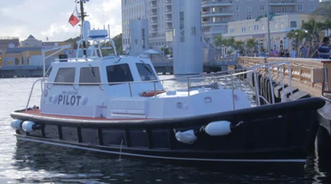 Pilot boat 4 Stock Footage 32512170