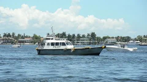 Pilot Boat Video stock 11319120