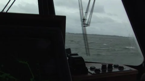 PILOT BOAT HELM Stock Footage 55773064