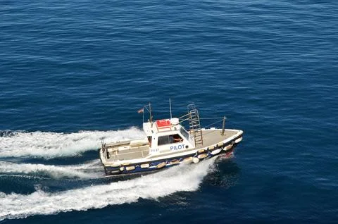 A Pilot Boat Stock Photos