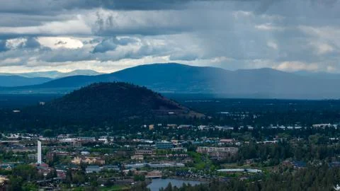 Pilot Butte Foto stock