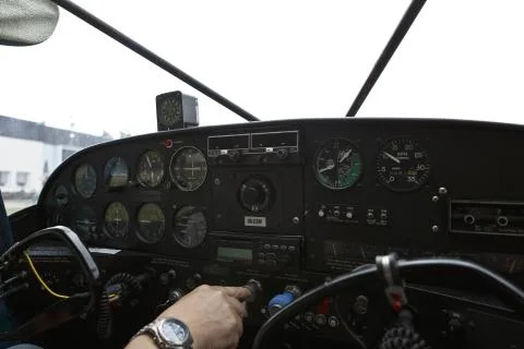 Pilot cabin Stock Photos