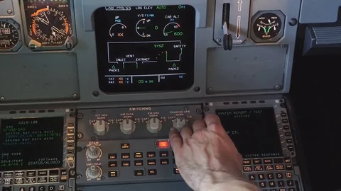 The pilot checks the aircraft for the flight Stock Footage 84345417