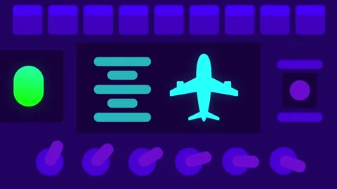 Pilot Dashboard Stock Footage 335667752