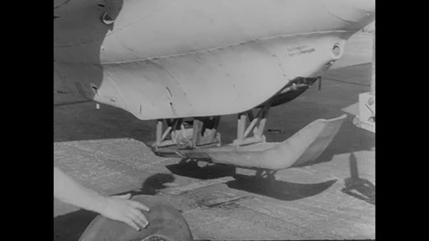 Pilot gets into ready ME-163 Stock Footage 103384315
