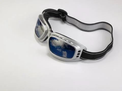 Pilot goggles 스톡 사진