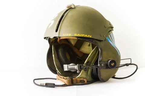 Pilot helmet Stock Photos